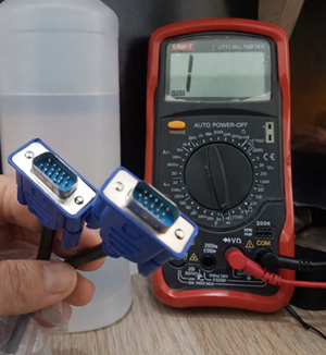 Figure 4. VGA Cable with a Multimeter.png