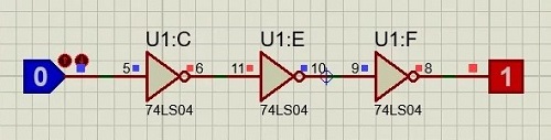 Working diagram of an odd-numbered nondegenerate gate