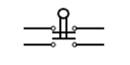 Figure 32. Double-Pole Push Button Limit Switch Symbol.png